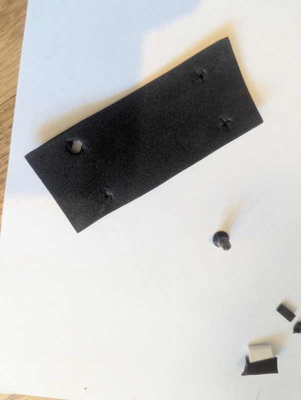 Foam pad for solenoid mount